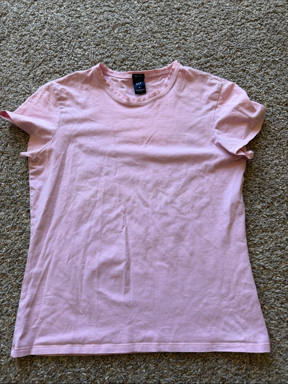 GAP Pink Short Sleeve Crewneck Tee